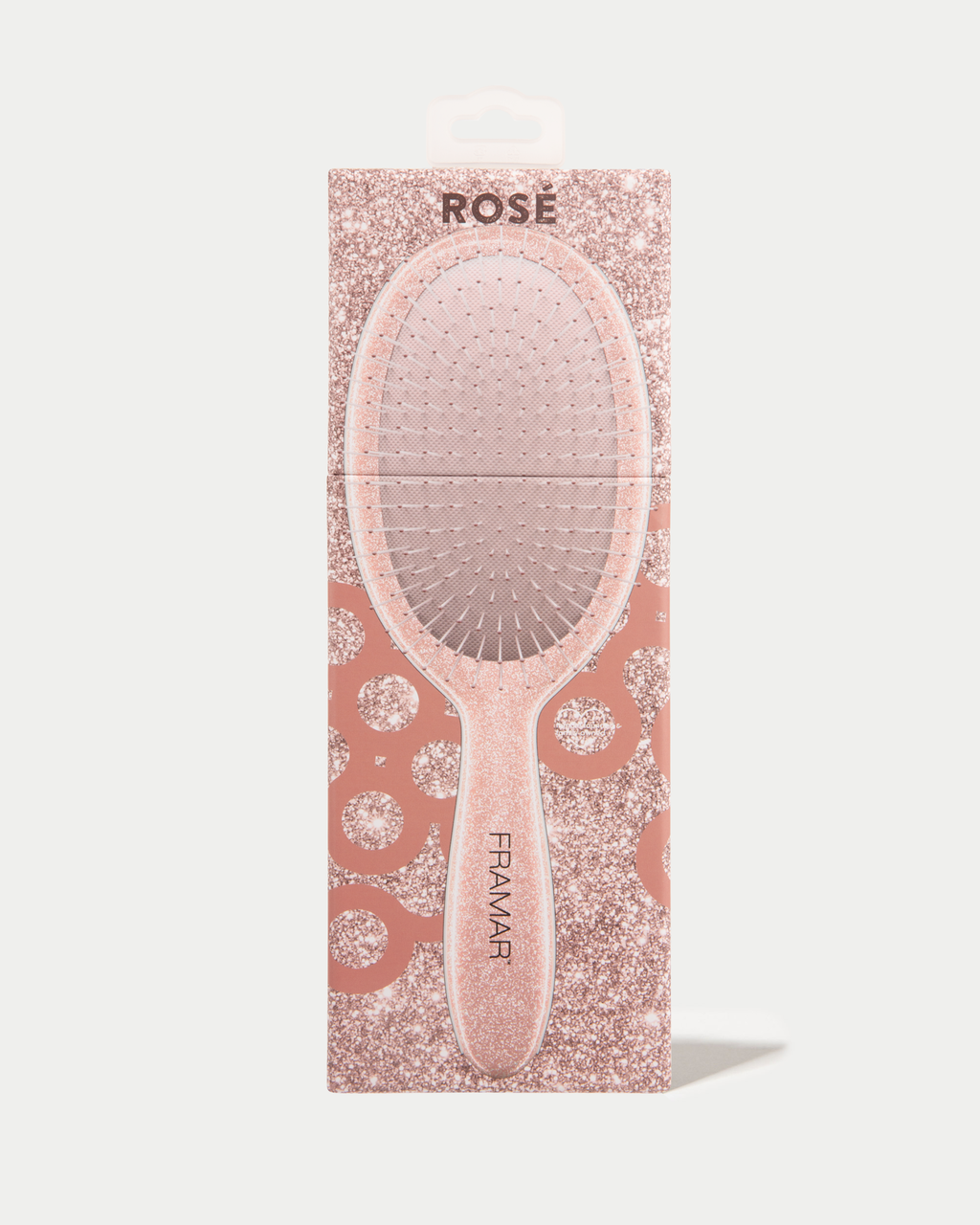 Rose Glitter Detangle Brush