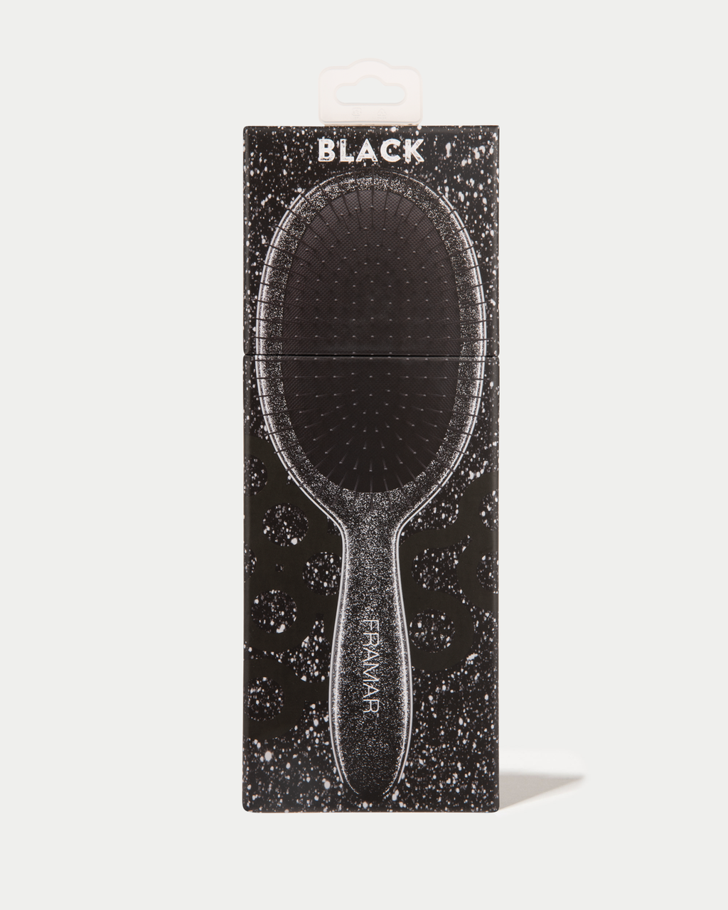 Black Glitter Detangle Brush