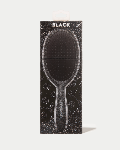 Black Glitter Detangle Brush-hover