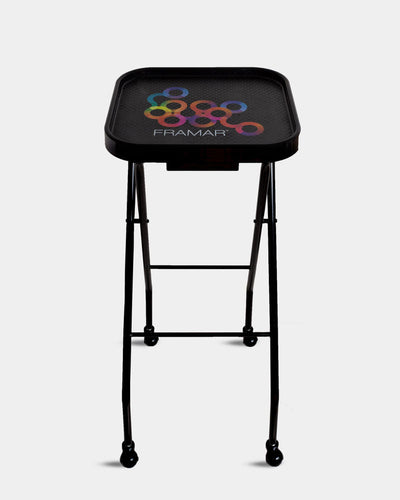 Salon trolley, salon trolley accessories, hairdressing trolley, hairdressing tray, salon trolley black, salon trolley cart, foldable salon trolley, salon trolley cart with lock, salon trolley cart with wheels, salon colour trolley, beauty trolley on wheels-hover