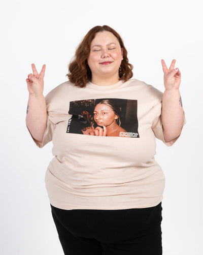 Vintage Maria Tee - Tan-hover