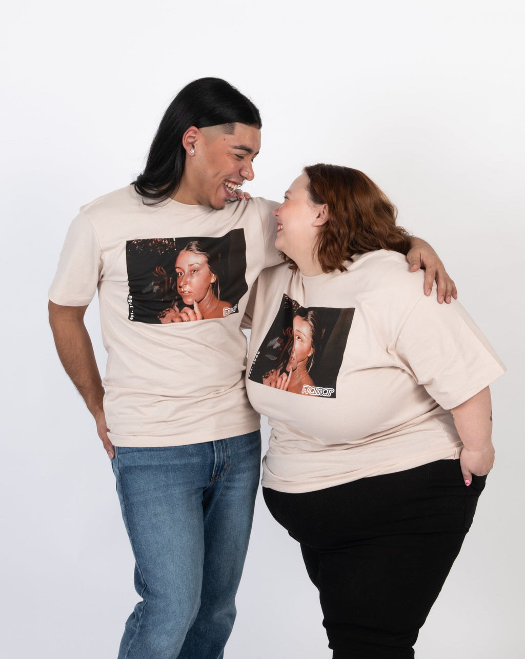 Vintage Maria Tee - Tan