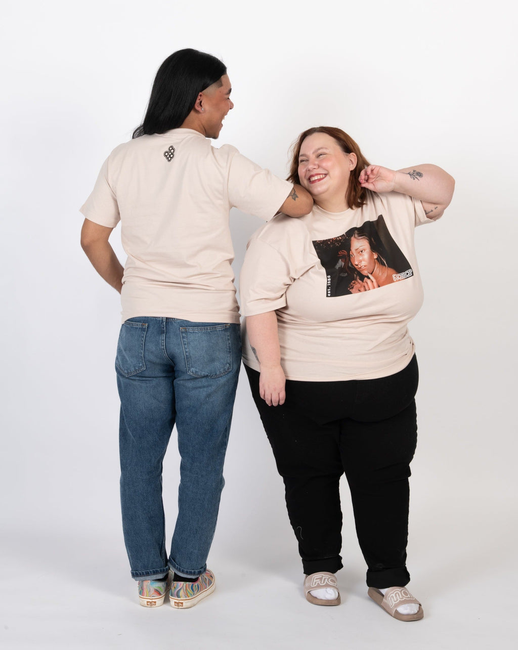 Vintage Maria Tee - Tan