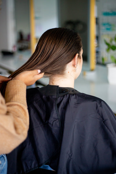 Salon capes cover, salon hair dye cape, salon hair dye cape-hover