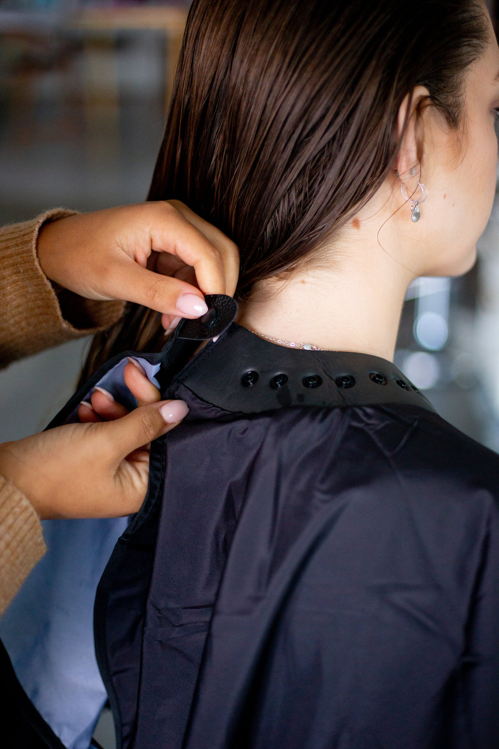 Salon capes cover, salon hair dye cape, salon hair dye cape