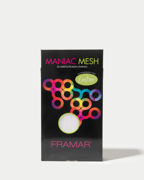 Maniac mesh, hair mesh, foil alternative, reusable mesh strips, hair mesh color, hair color mesh strips, reusable hair mesh, hair mesh sheets-original