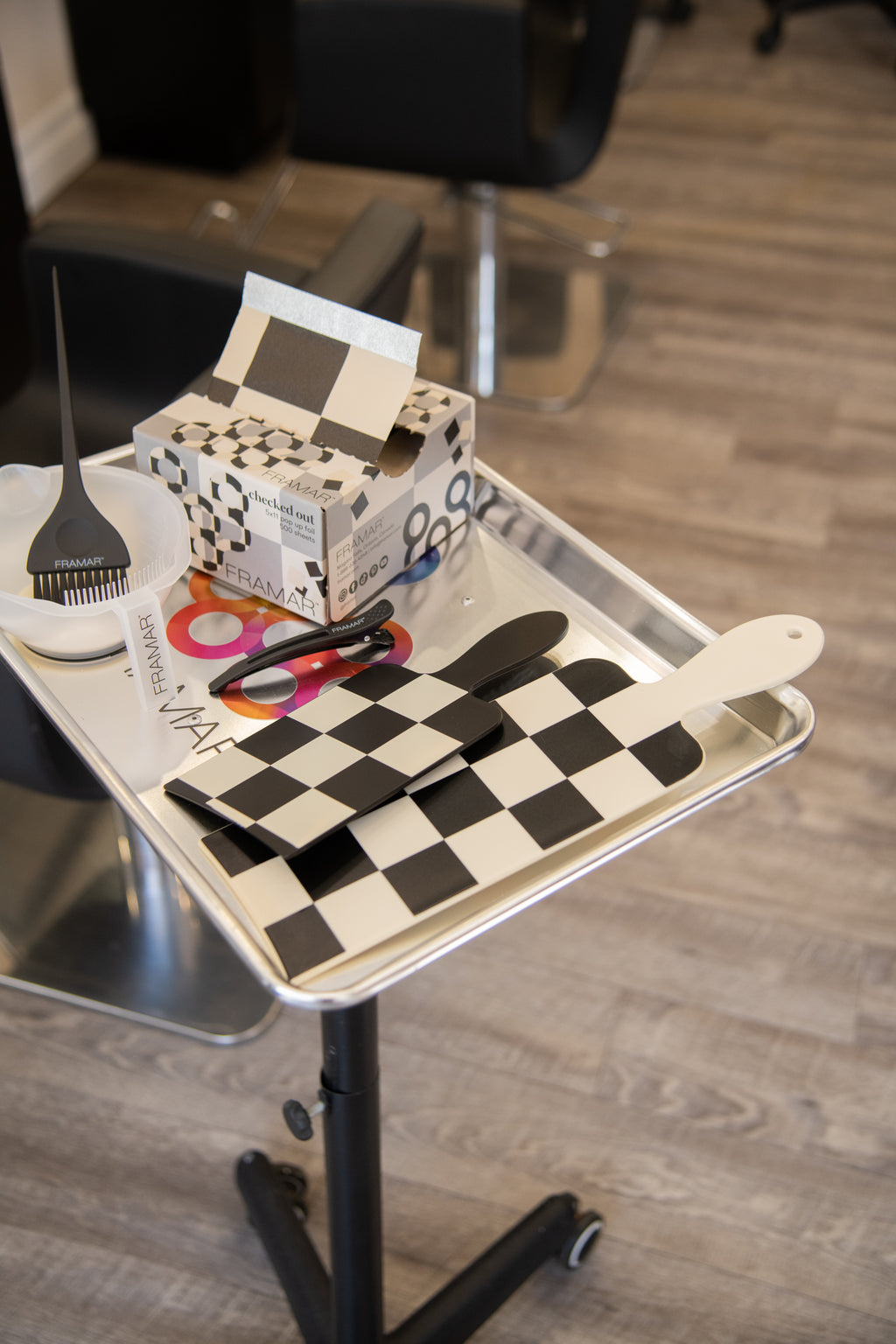 Black and Cream Checked Out - Paddle Pack
