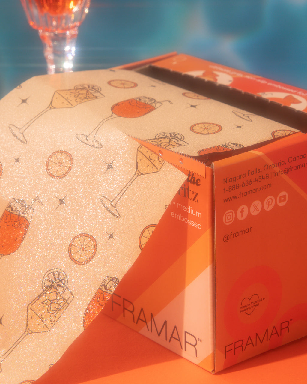 Puttin' On The Spritz - Embossed Roll
